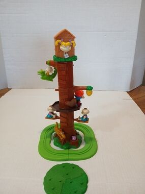 Nickelodeon Rugrats 2000 BURGER KING TREEHOUSE INCOMPLETE 5-PIECE VTG
